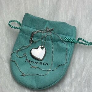 Tiffany & Co. Silver Heart 24” Necklace